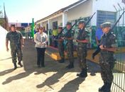 Dia do Soldado: prefeita Célia Rocha visita o Tiro de Guerra