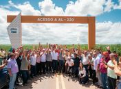 Governo de Alagoas entrega estrada que liga povoados em Junqueiro à BR-101
