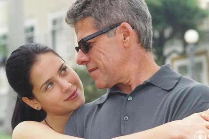 Mel Lisboa e José Mayer em cena de Presença de Anita (Foto: Divulgação/ TV Globo)