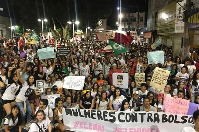 Ato contra Bolsonaro em Arapiraca