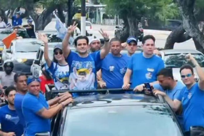 Lelo Maia realiza caravana em Maceió e reúne centenas de veículos na capital