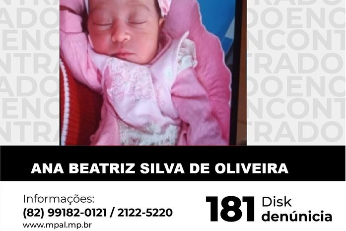 Promotora destaca a seriedade das buscas por Ana Beatriz e parceria entre as forças de segurança