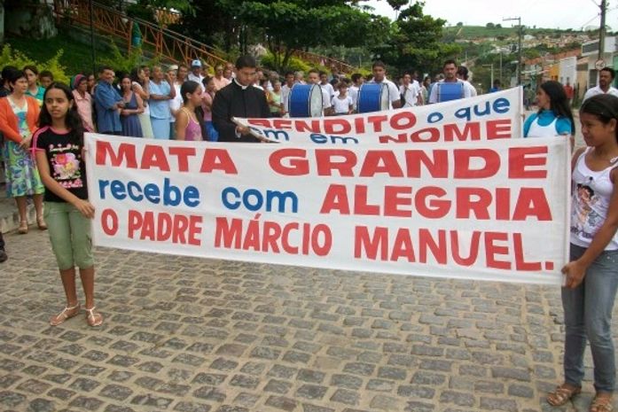 Homenagens ao novo padre