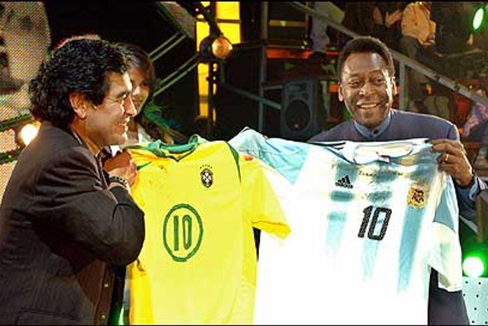 Maradona provoca Pelé novamente: 'Que ele pare de ser segundo'