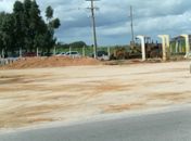 Construção ja começou no local.
