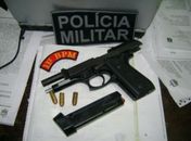 Ex-presidiário é preso em Penedo com um pistola .40