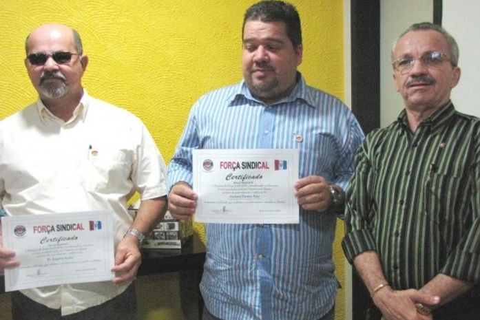 Presidente da FAF recebe Certificado da Força Sindical