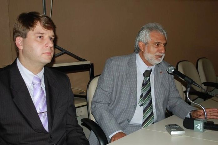 Marcilio Barenco e Secretário da Defesa Social, Paulo Rubim.