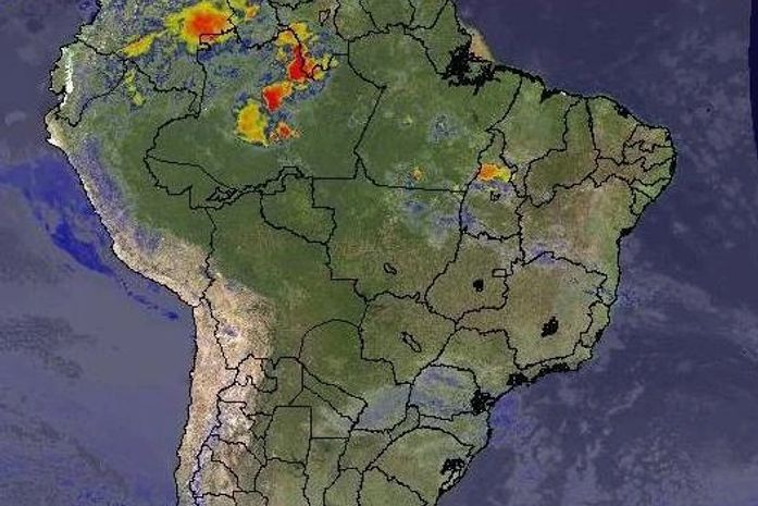 Sábado poderá ter pancadas de chuva em quase todo o Brasil