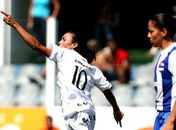 Na estréia de Marta Santos faz 6x0 com gol de alagoana