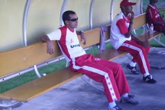 Técnico Elenilson Santos quando atuava no Sergipe