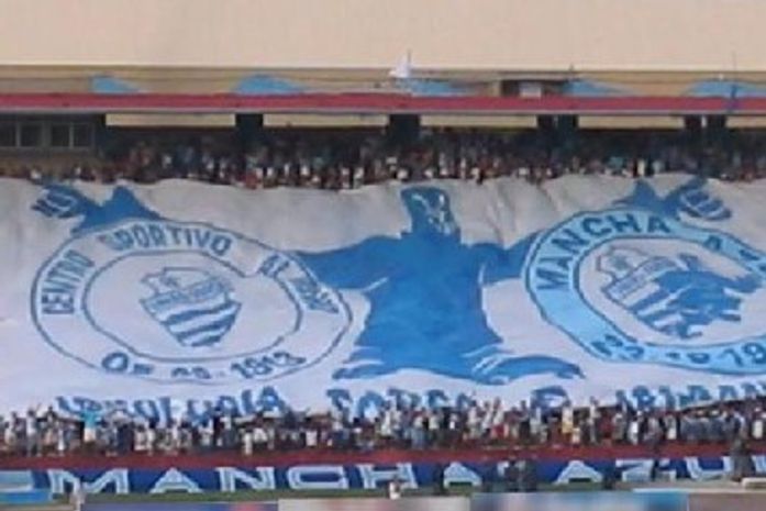 Bandeirão ta Torcida Mancha Azul