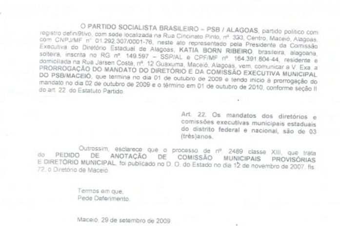 PSB vai recorrer contra golpe tramado por Kátia Born e Sextafeira