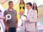 Ronaldo e Silvio Santos em programa no SBT