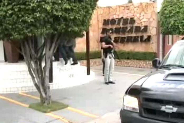 Pousada onde foram presos integrantes do bando