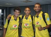 Phillipe Coutinho, Neymar e João Paulo