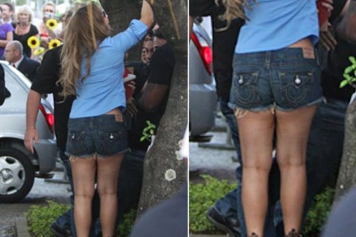 Pernas de 1 bilhão de dólares de Mariah Carey têm celulite!