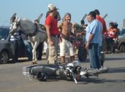 Motoqueiro sofre grave acidente em rodovia de Penedo