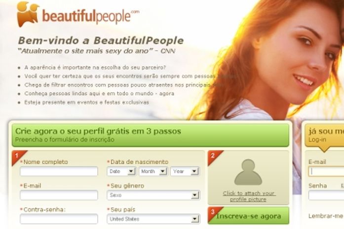 Usuários que já fazem parte do site decidem quem é bonito e merece
entrar no grupo e rejeita a participação das pessoas consideradas feias