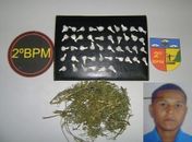 Polícia apreende drogas em Ibateguara