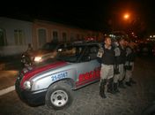 Governador inaugura delegacia, entrega viaturas e cria companhia da PM
