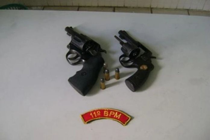 Polícia apreende armas de fogo em Coruripe
