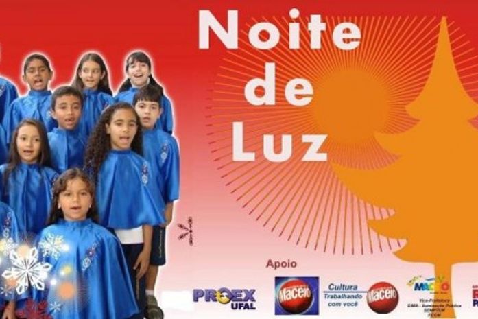 Neste sábado, luzes e canto coral no Projeto Noite de Luz