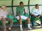 Técnico Joãozinho Paulista e Hélio dos Anjos
