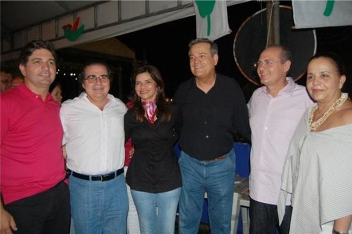 Nelito, Olavo, Roseane, Ronaldo, Renan e Fátima Borges