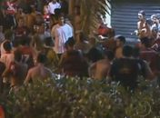 Veja vídeo com brigas com torcidas do Coritiba e do Flamengo