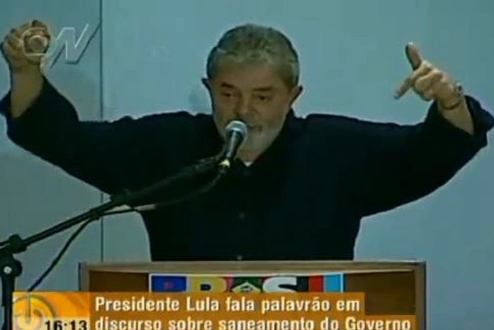 Video: Lula diz que quer mais saneamento básico para \"tirar povo da merda\"