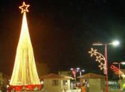 Luzes do Natal dão brilho às noites de Anadia