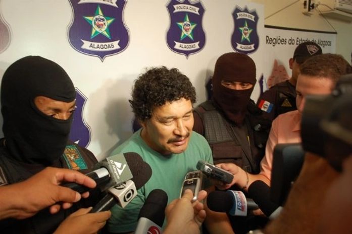 Ex-cabo Everaldo quando foi preso pela PC