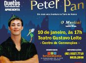 Peter Pan canta, dança e voa no Teatro Gustavo Leite