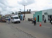 Blitz apreende motos e carros irregulares no centro de São Miguel dos Campos