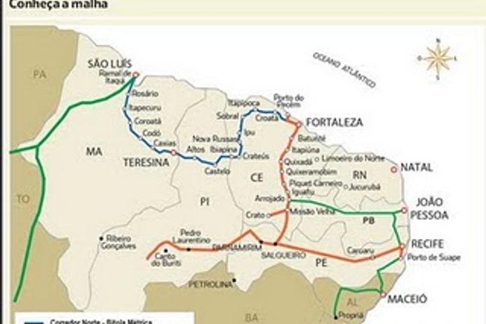 Troca de trilhos não é para o VLT, mas para a Ferrovia Transnordestina