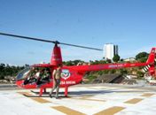Oficial do Corpo de Bombeiros passa bem após acidente