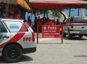 Militares do 1º BPM foram acionados 