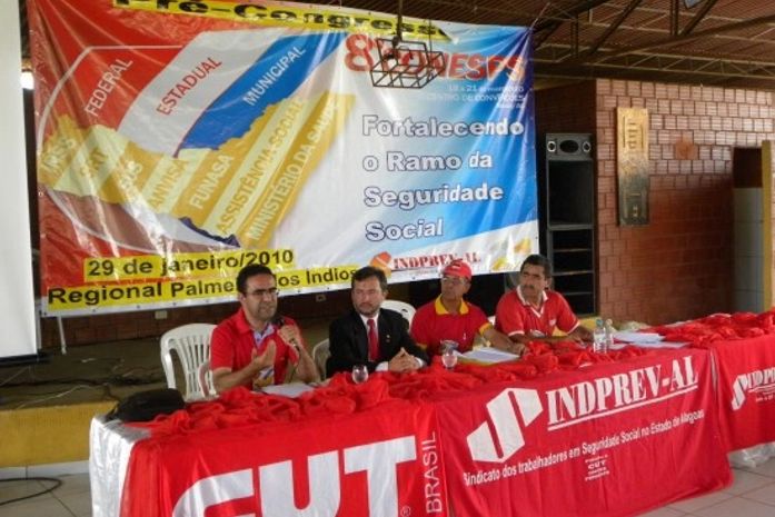 Representantes do Sindprev  se reúnem em pré-congressos.