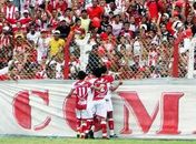 Jogadores do Galo comemoram primeiro gol