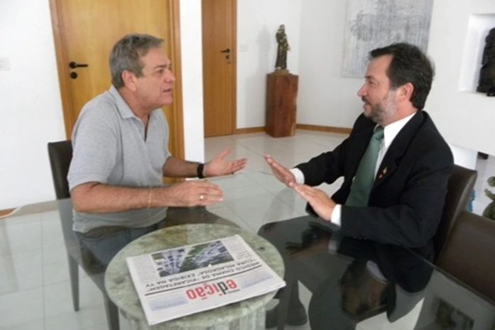 \'Não fui firmar acordo nenhum\', diz Luna sobre encontro com Ronaldo Lessa