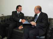 Renan entrega ao ministro Luiz Fux proposta do novo Código Processo Civil