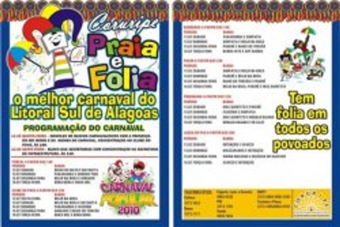Coruripe divulga programação oficial do carnaval