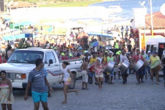 A folia toma conta das ruas da cidade de Traipu durante o carnaval