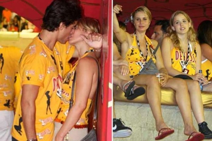 Paula Burlamaqui fica com modelo no domingo, no camarote Devassa