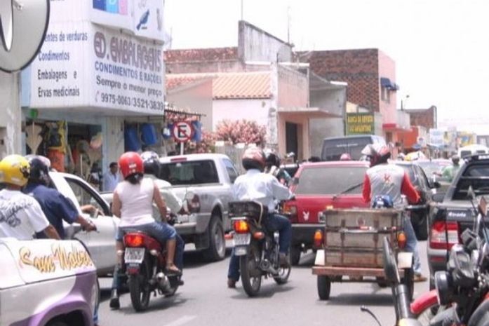 Trânsito congestionado devido o protesto