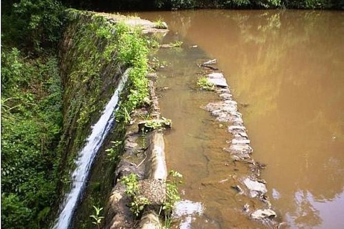 Barragem Mata da Cafurna, localizada no município Palmeira dos Índios