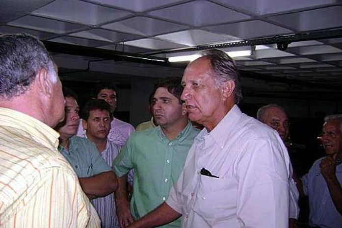 Ex-governador Manoel Gomes e seu filho Nelito Gomes