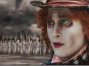 Johnny Depp em 'Alice no país das maravilhas', de Tim Burton. 