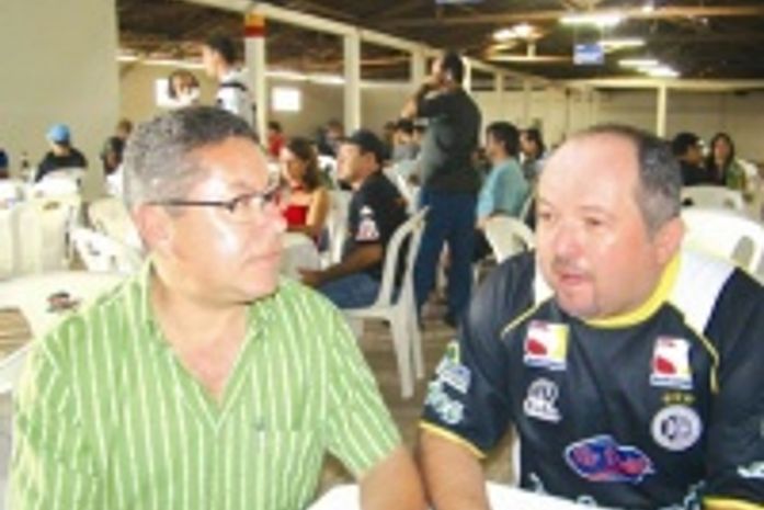 Presidente do ASA, José da Danco e Sergio Lucio, Diretor de Marketing